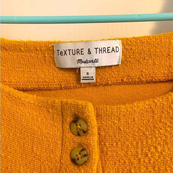 Madewell texture and thread cap sleeve dress 💛 - Picture 7 of 7
